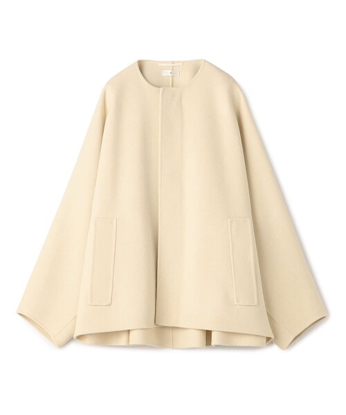 ウールダブルフェイス マントコート（その他アウター）｜TOMORROWLAND