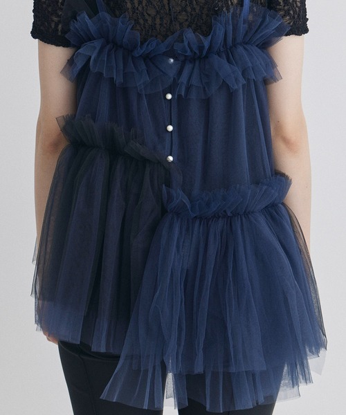 VIVIANO/ヴィヴィアーノ】アシンメトリーキャミトップ（キャミソール