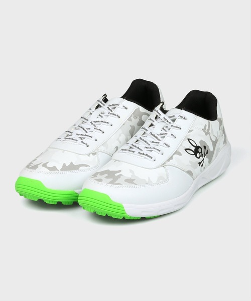 PSYCHO BUNNY カモフラージュ ゴルフスニーカーサイズ27.5cm PSYCHO