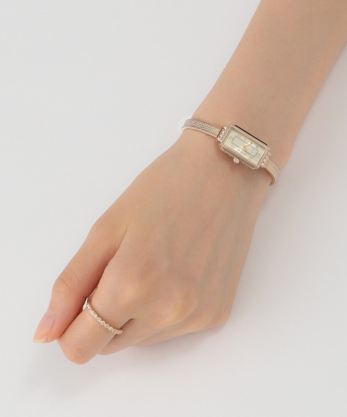 agete（アガット）の「スクエアフェイスウォッチ 【AGETENO.26YG時計