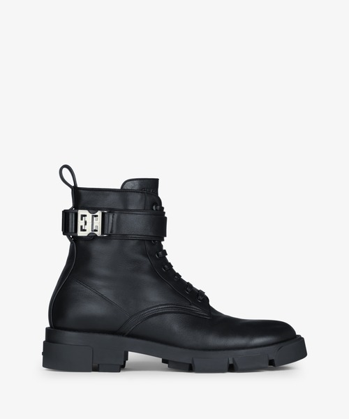 GIVENCHY（ジバンシイ）の「Terra boots in leather with 4G buckle