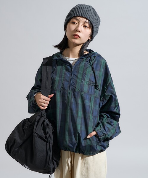 セール】UMBRO × FREAK'S STORE/アンブロ 別注 Check Anorak Parka