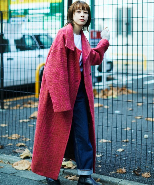 ROSE BUD（ローズバッド）の「(mici)ツィードロングコート（その他
