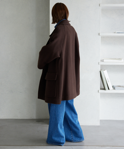 SLOBE IENA（スローブイエナ）の「メルトンビッグPコート（ピーコート