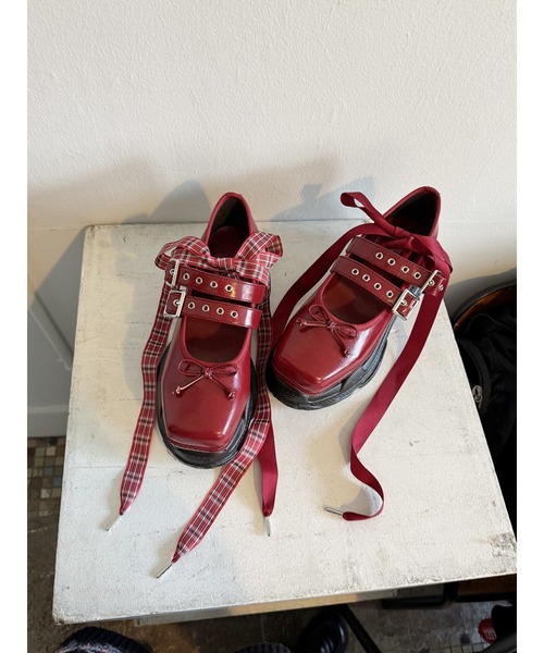 厚底スニーカーソールバレエシューズ/メリージェーン/ローファー 靴 冬