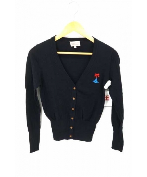 イタリア製 ヴィヴィアンウエストウッド カーディガン オーブ刺繍