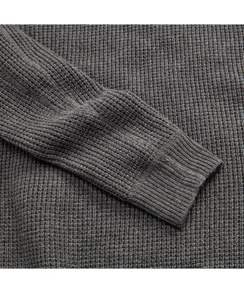 RRL（ダブル アール エル）の「ワッフルニット カシミヤ セーター