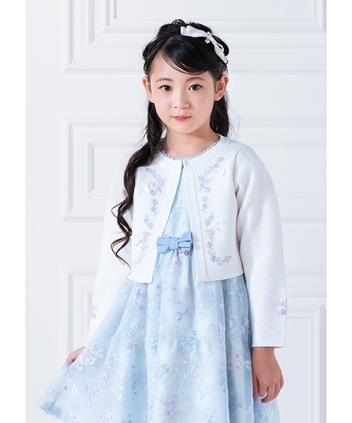 花刺しゅう ニットボレロ（スーツジャケット）｜mezzo piano