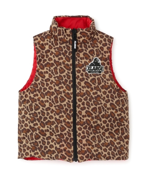 セール】レオパードリバーシブルベスト（ベスト）｜XLARGE KIDS