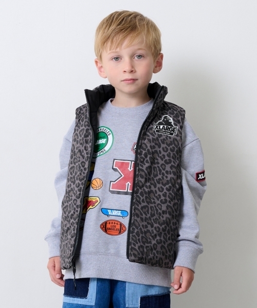 セール】レオパードリバーシブルベスト（ベスト）｜XLARGE KIDS