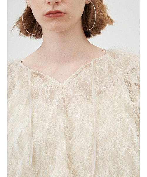 MIESROHE（ミースロエ）の「カットジャガードブラウス（Tシャツ