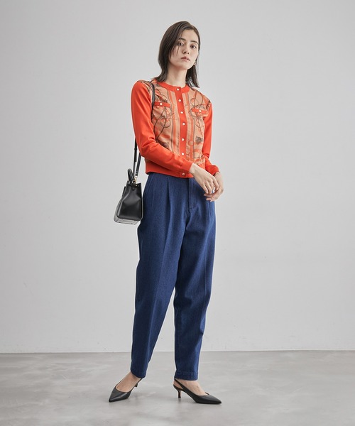 ROPE'（ロペ）の「【高評価】【23AW】ヴィンテージスカーフ柄