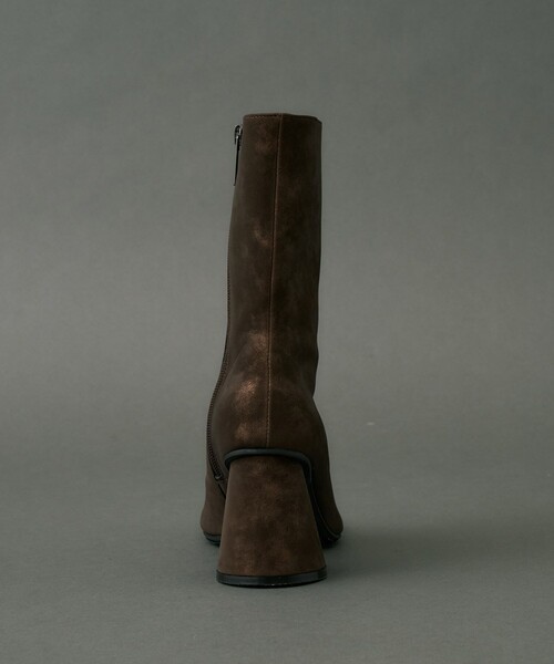 セール】Cone Heel Round Boots｜美脚見え/細見え/歩きやすい/春服