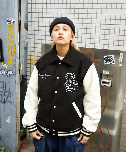 retock's】サガラワッペン/チェーンロゴ刺繍 ビッグシルエット