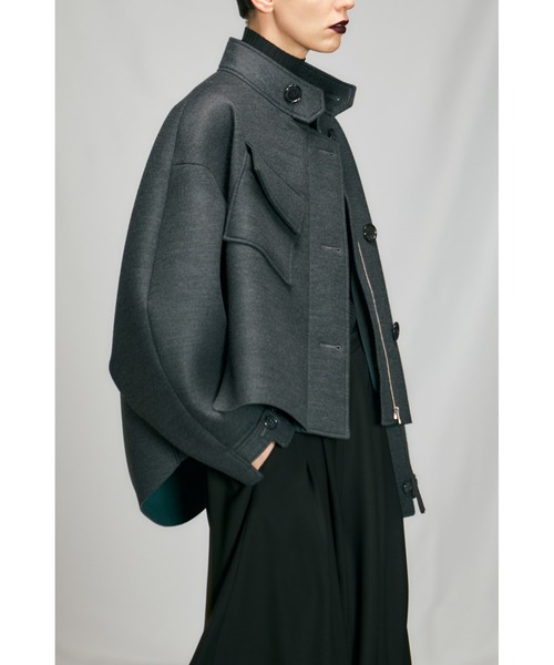 ENFOLD（エンフォルド）の「ウールボンディング ショートコート