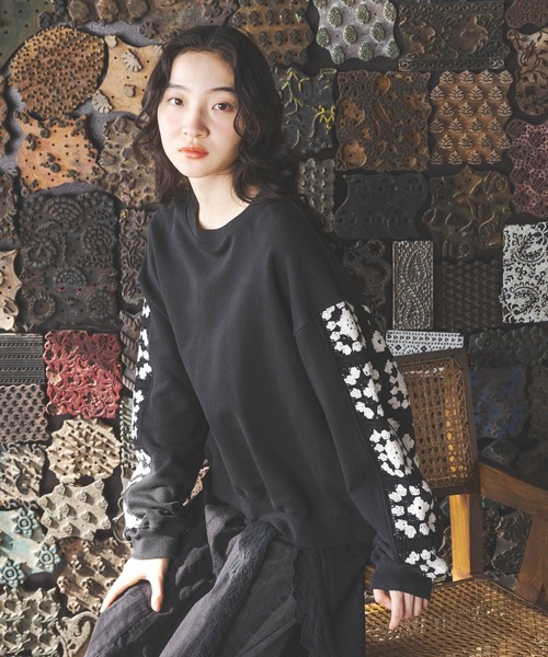 クロシェコンビプルオーバー（スウェット）｜niko and（ニコアンド