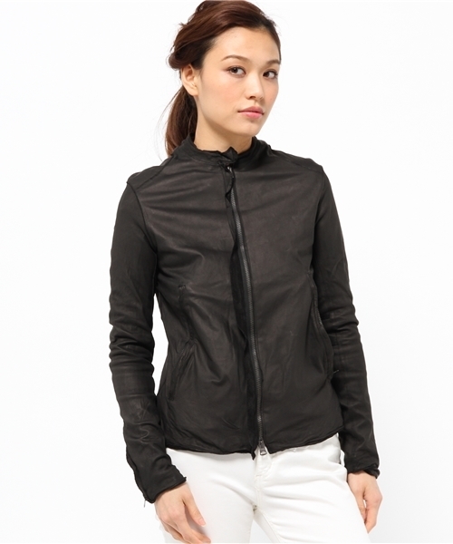 sisii（シシ）の「【Sisii】シングルレザーライダース（その他アウター