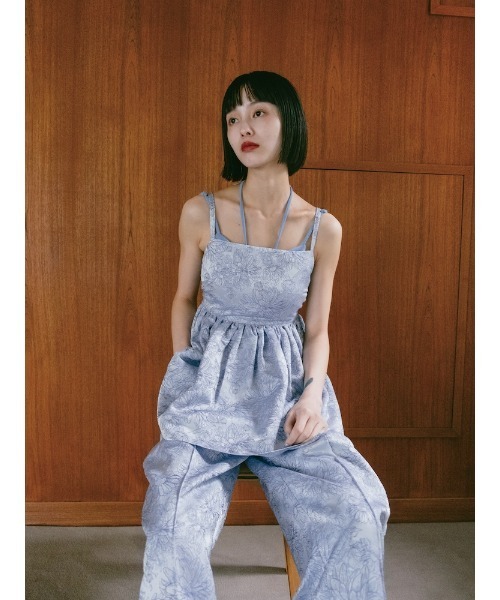 sahara（サハラ）の「Flower Jacquard Camisole/フラワージャガード