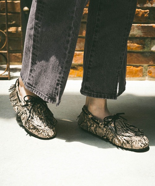 セール】オリジナルフリンジモカシンシューズ（モカシン/デッキ