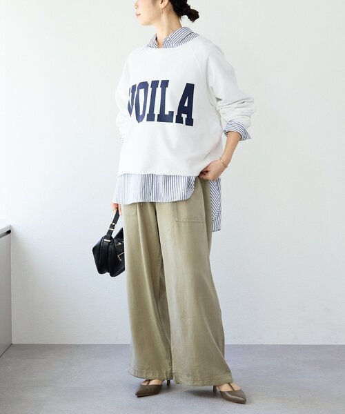 予約【新色追加/Yossshiiii企画】ワイドロゴカットオフスエット