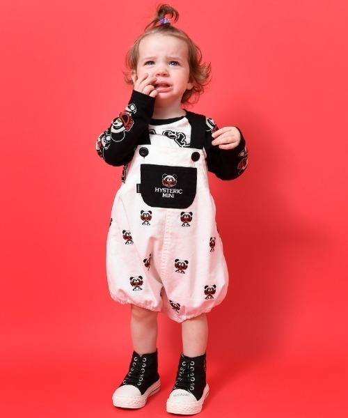 HYSTERIC MINI（ヒステリックミニ）の「PANDA MINI 刺繍 サロペット