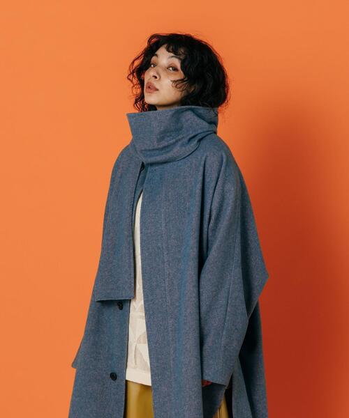 CITEN（シテン）の「＜CITEN＞スタンドカラー ポンチョ（ポンチョ