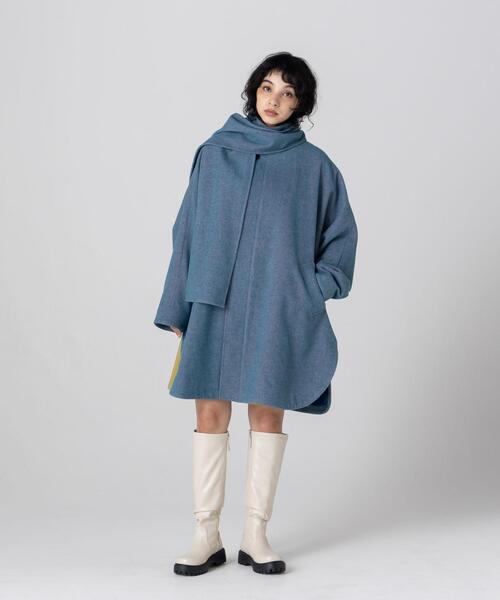 CITEN（シテン）の「＜CITEN＞スタンドカラー ポンチョ（ポンチョ