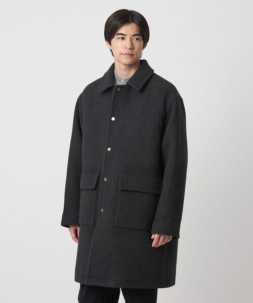 セール】SENTDALE WOOL ダッフルコート（ダッフルコート）｜green