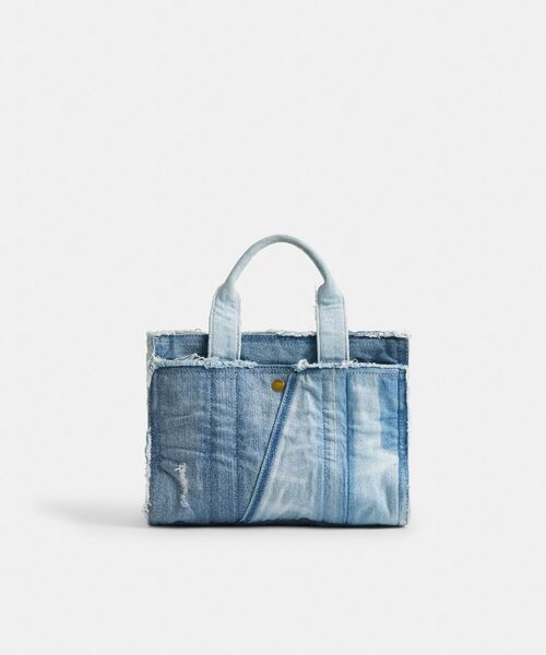 カーゴ トート バッグ 26・リパーパス デニム パッチワーク（トート