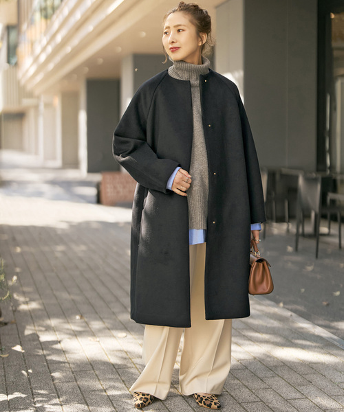 セール】S160ビーバーノーカラーコート（ノーカラーコート）｜Spick