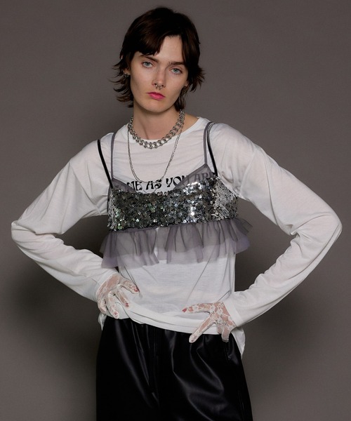 MAISON SPECIAL（メゾンスペシャル）の「Multi Way Sequin Bustier