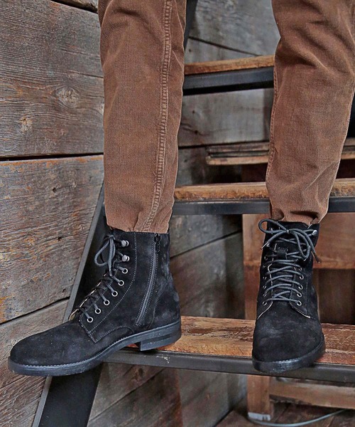 BOEMOS（ボエモス）の「【BOEMOS×RATTLE TRAP】撥水スエードブーツ