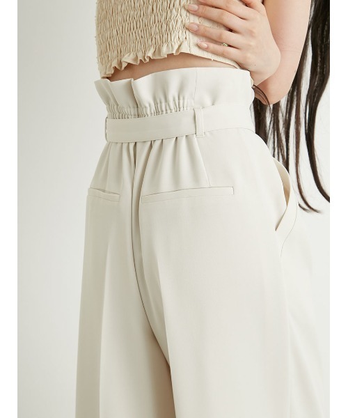 LILY BROWN（リリーブラウン）の「ハイウエストワイドパンツ（その他