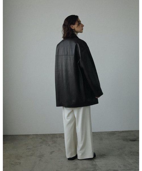 anuke（アンヌーク）の「Ecoleather Over Jacket（テーラード