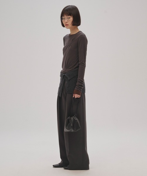 Drawstring Leather Bag（ハンドバッグ）｜TODAYFUL（トゥデイフル）の