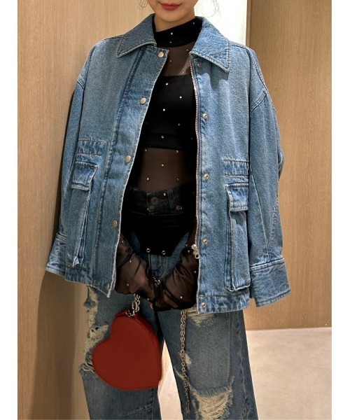 LILY BROWN（リリーブラウン）の「バリエーションドロストオーバー