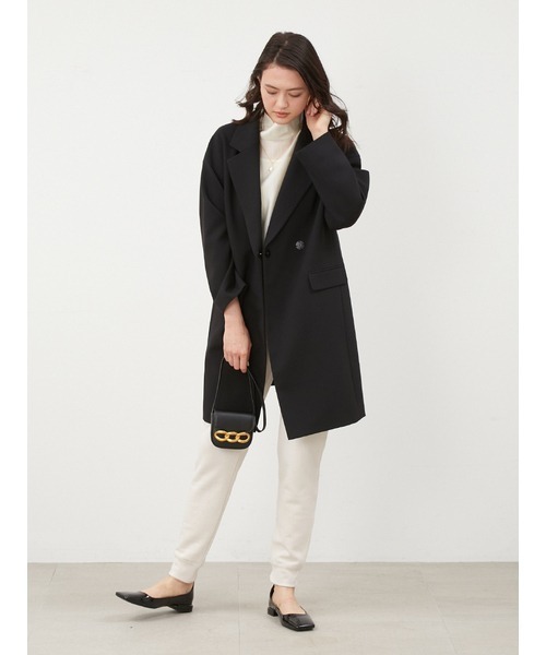 Mila Owen（ミラオーウェン）の「コクーンシルエットチェスターコート