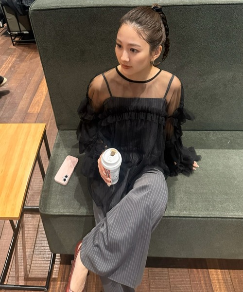 デコラティブチュールトップス / decorative tulle tops（ドレス