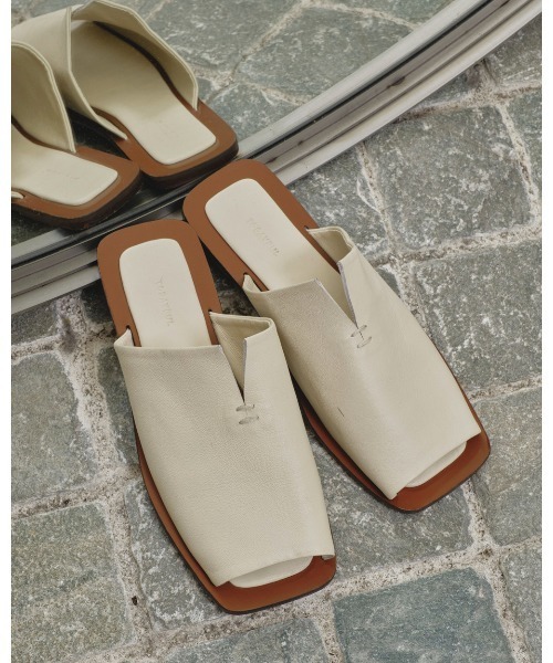 セール】Leather Slit Sandals（サンダル）｜TODAYFUL（トゥデイフル