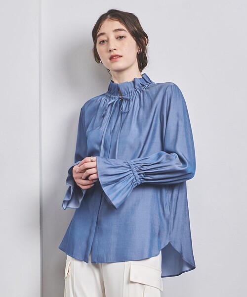 UNITED ARROWS（ユナイテッドアローズ）の「シャンブレー フリルカラー