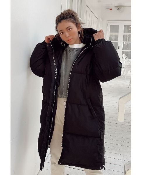 ALEXIA STAM（アリシアスタン）の「Long Padded Coat/ロゴパデッド