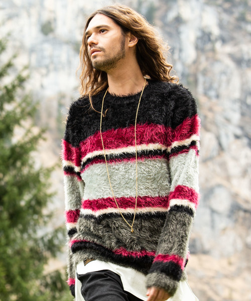 glamb（グラム）の「Kaylee border knit / ケイリーボーダーニット