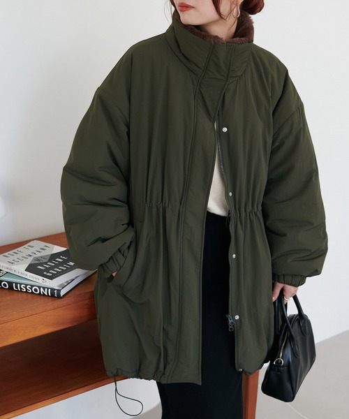 DISCOAT（ディスコート）の「中綿ミリタリーコート（モッズコート