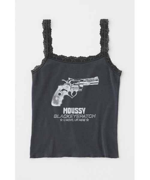MOUSSY BEP GUN GRAPHIC キャミソール BEP GUN GRAPHIC キャミソール