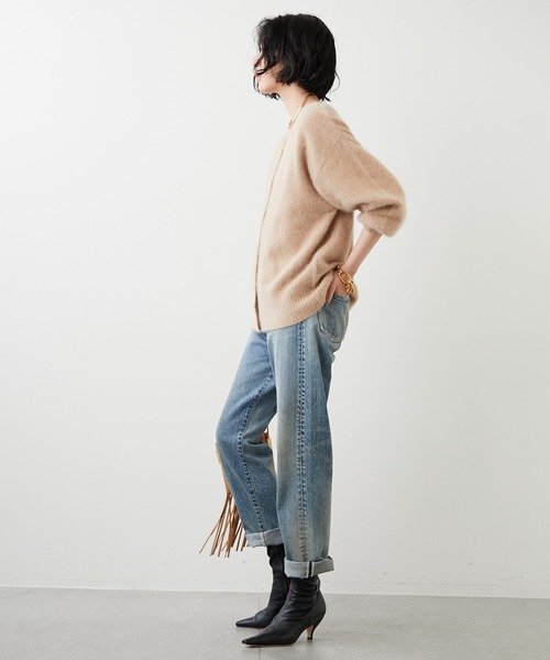 Whim Gazette（ウィムガゼット）の「ファーニット2WAYカーディガン