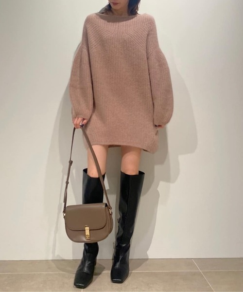 SNIDEL（スナイデル）の「ラクーンミニニット（ワンピース）」 - WEAR