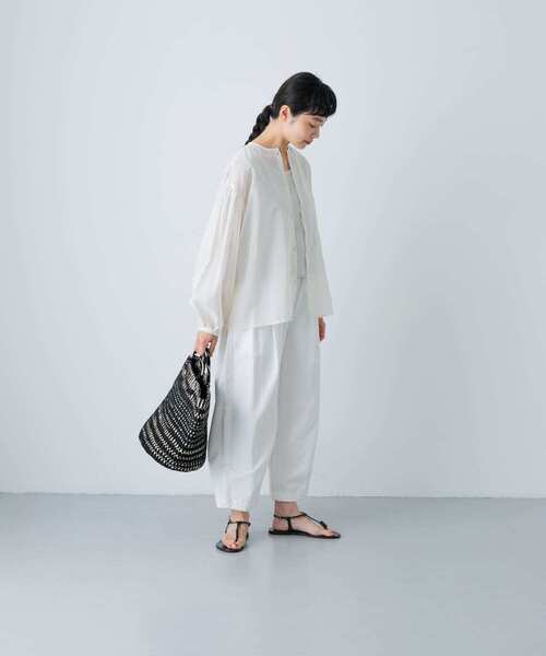 かぐれ（カグレ）の「コットンオーガンジーシャツカーディガン（シャツ