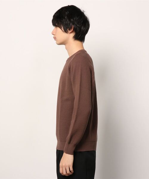 BATONER（バトナー）の「ハードツイストウールクルーネックニット/HARD