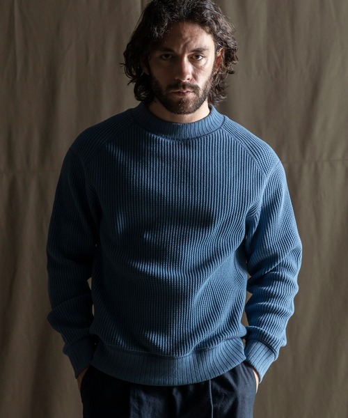 Waffle Midneck（ニット/セーター）｜Jackman（ジャックマン）の