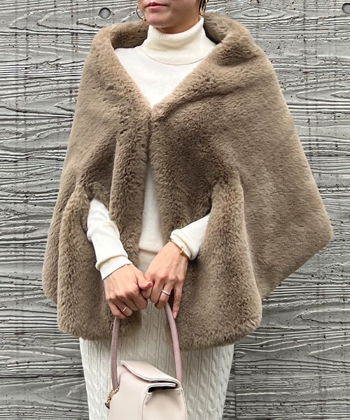 JENNE（ジェンヌ）の「リッチボリューム ファーケープ（その他アウター